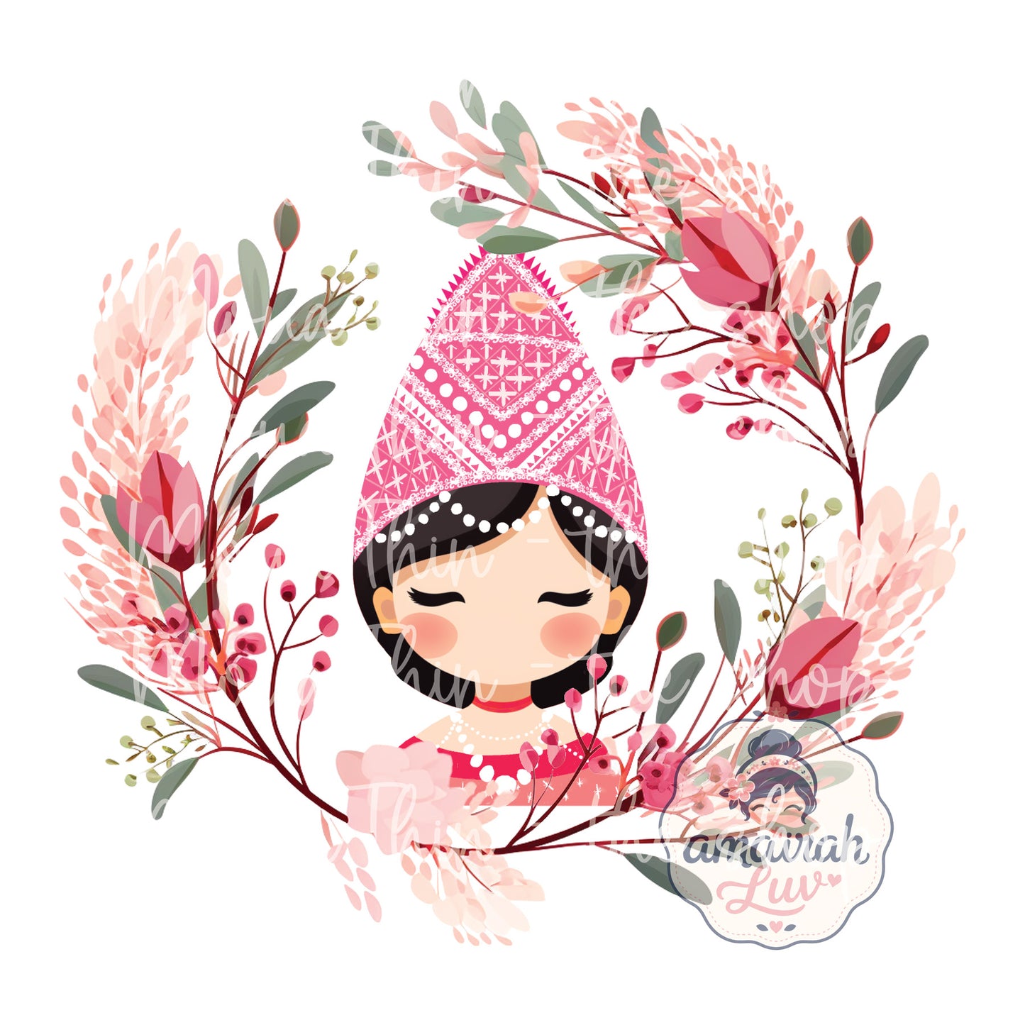 Digital Download - Hmong Inspired Character