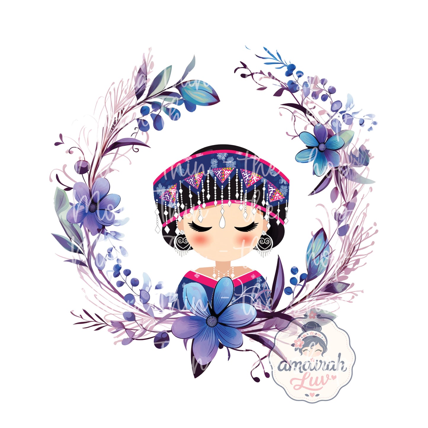 Digital Download - Hmong Inspired Character