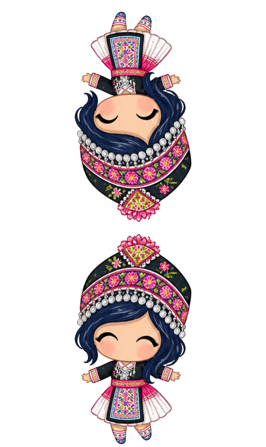 Double Sided Magnetic Bookmarks