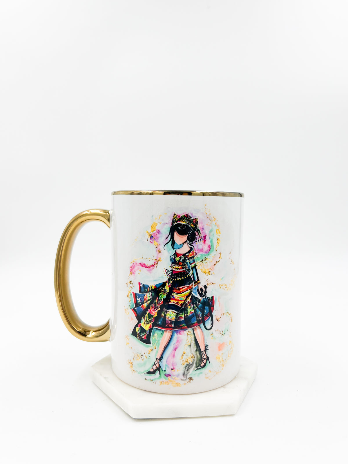 15oz Gold Rim MUG - POS SALE