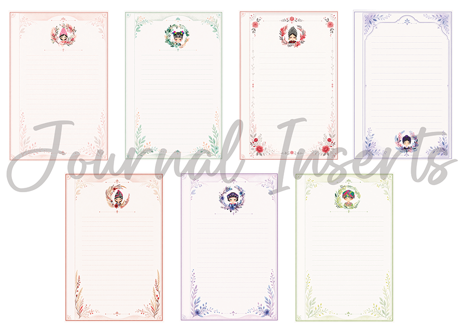 Hmong Inspired Floral Journals