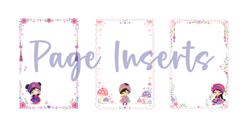 "MaeMae" Characters Spiral Mini Notebook