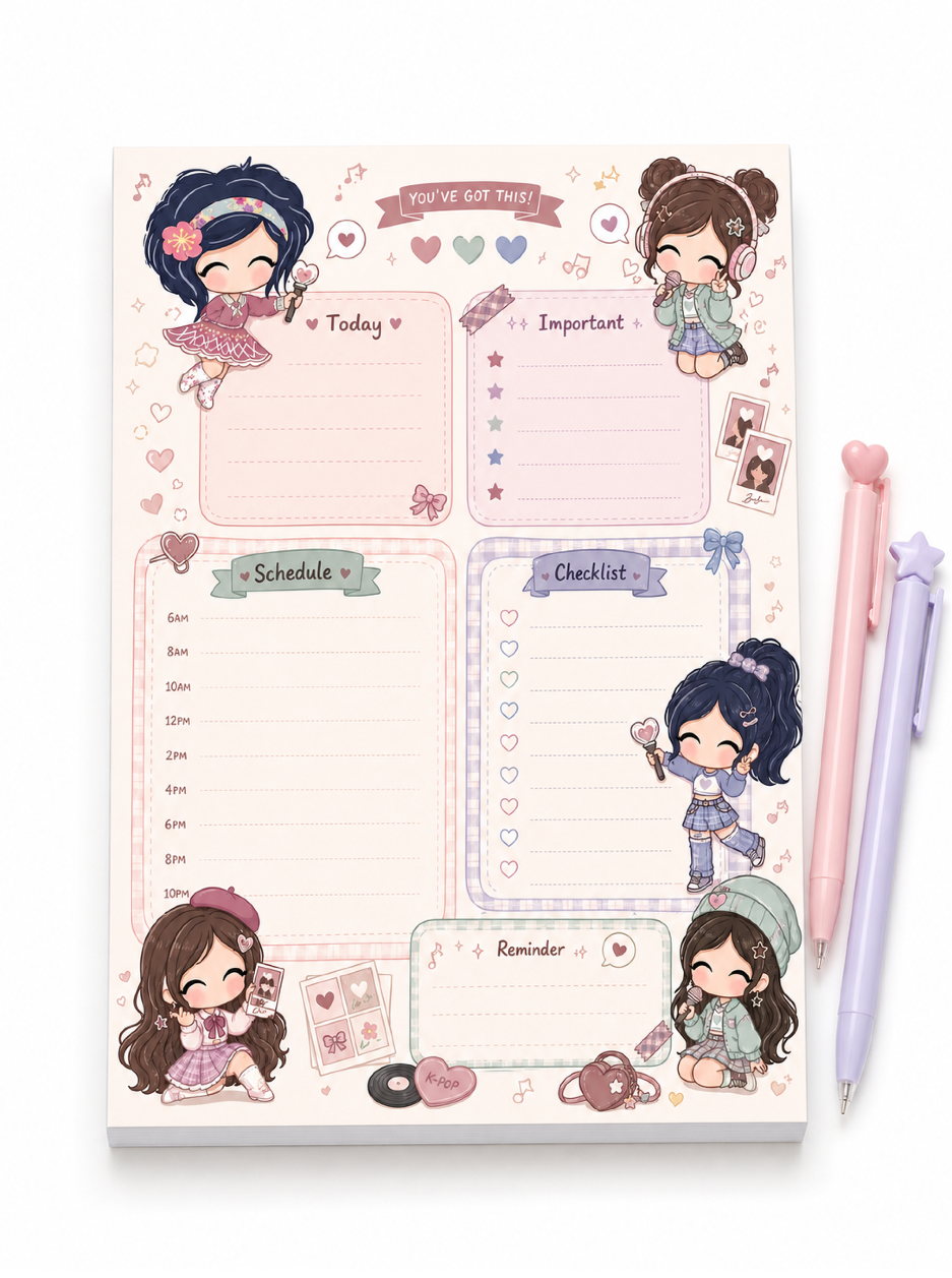 50 Page - 5x7" Note Pads