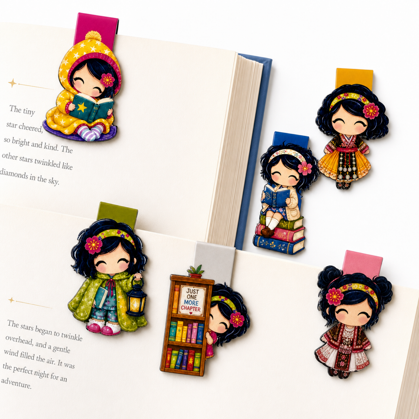 Double Sided Magnetic Bookmarks