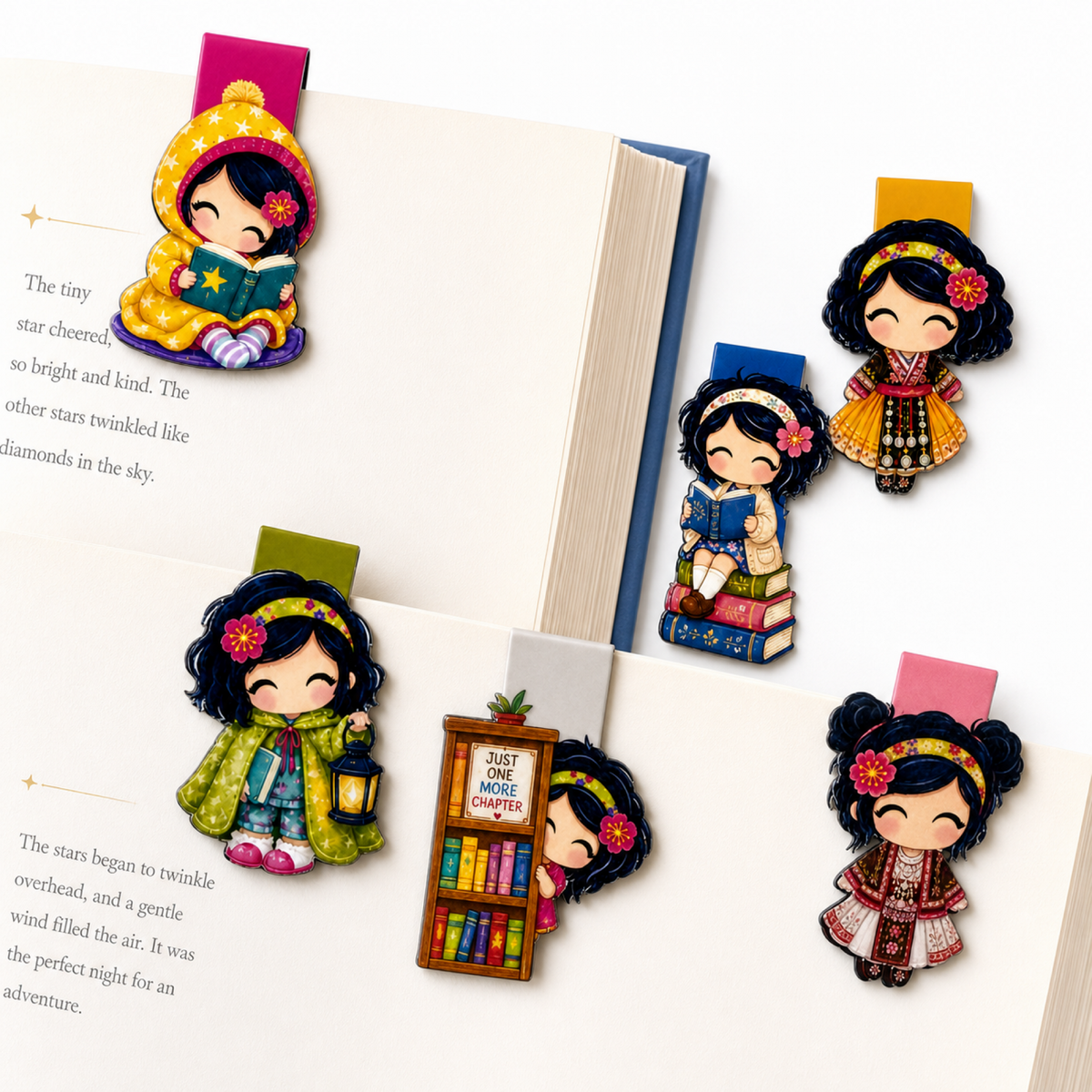 Double Sided Magnetic Bookmarks