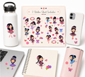 2 Sticker Sheet - Hmong Inspired