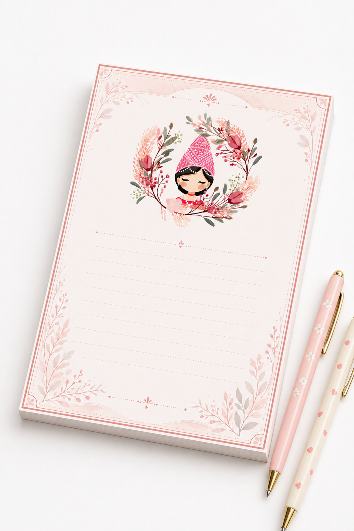 Cute Hmong Women Design 50 Page NotePads