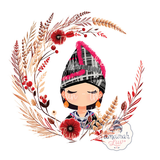 Digital Download - Hmong Inspired Illustration