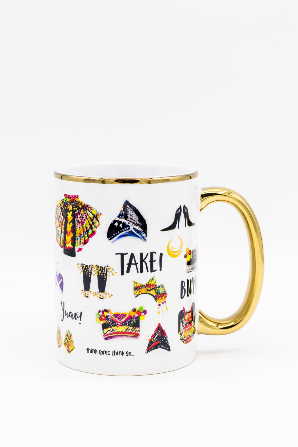 15oz Gold Rim MUG - POS SALE